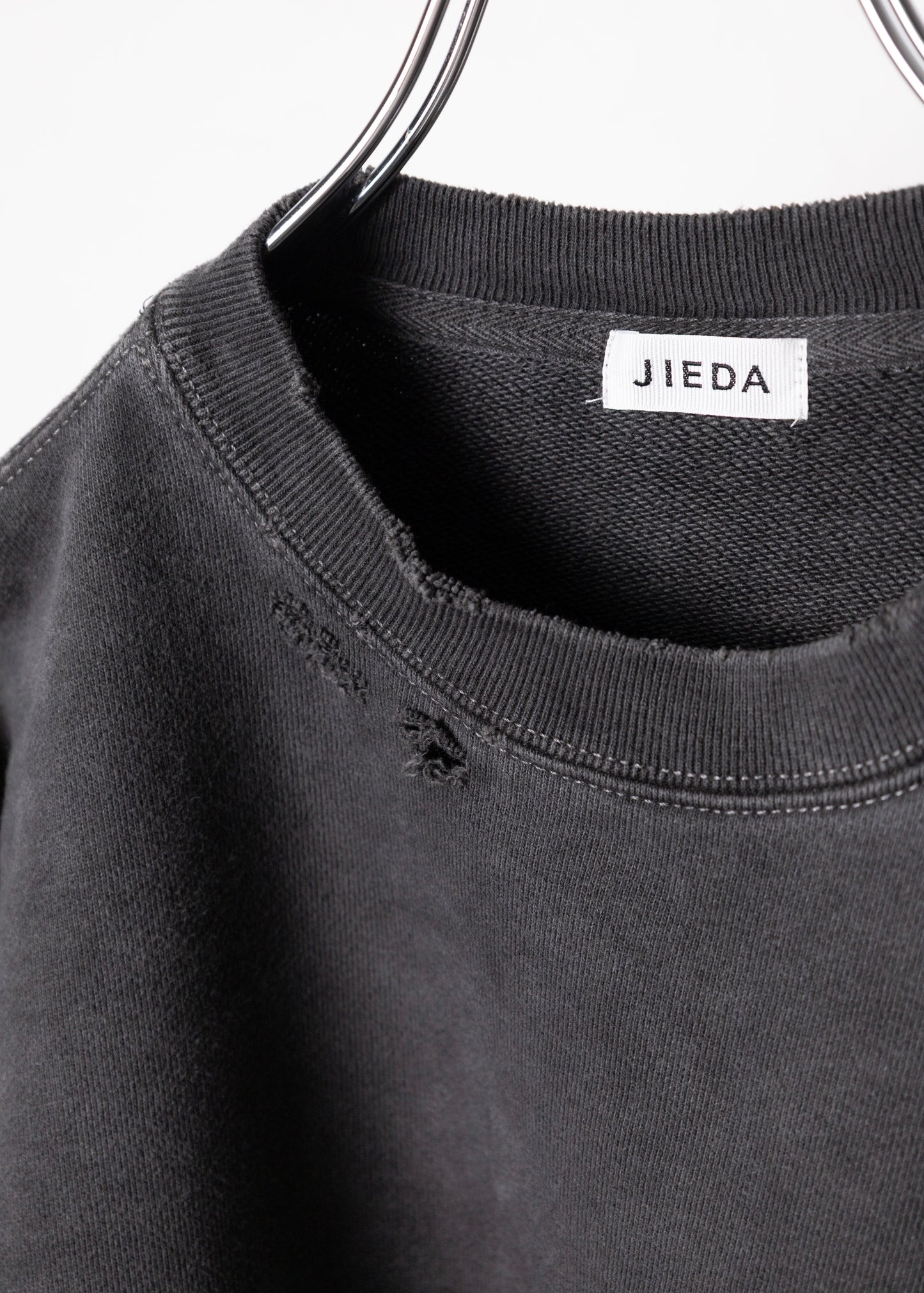 [JIEDA] DAMAGE PIGMENT SWEAT CREW