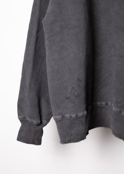 [JIEDA] DAMAGE PIGMENT SWEAT CREW