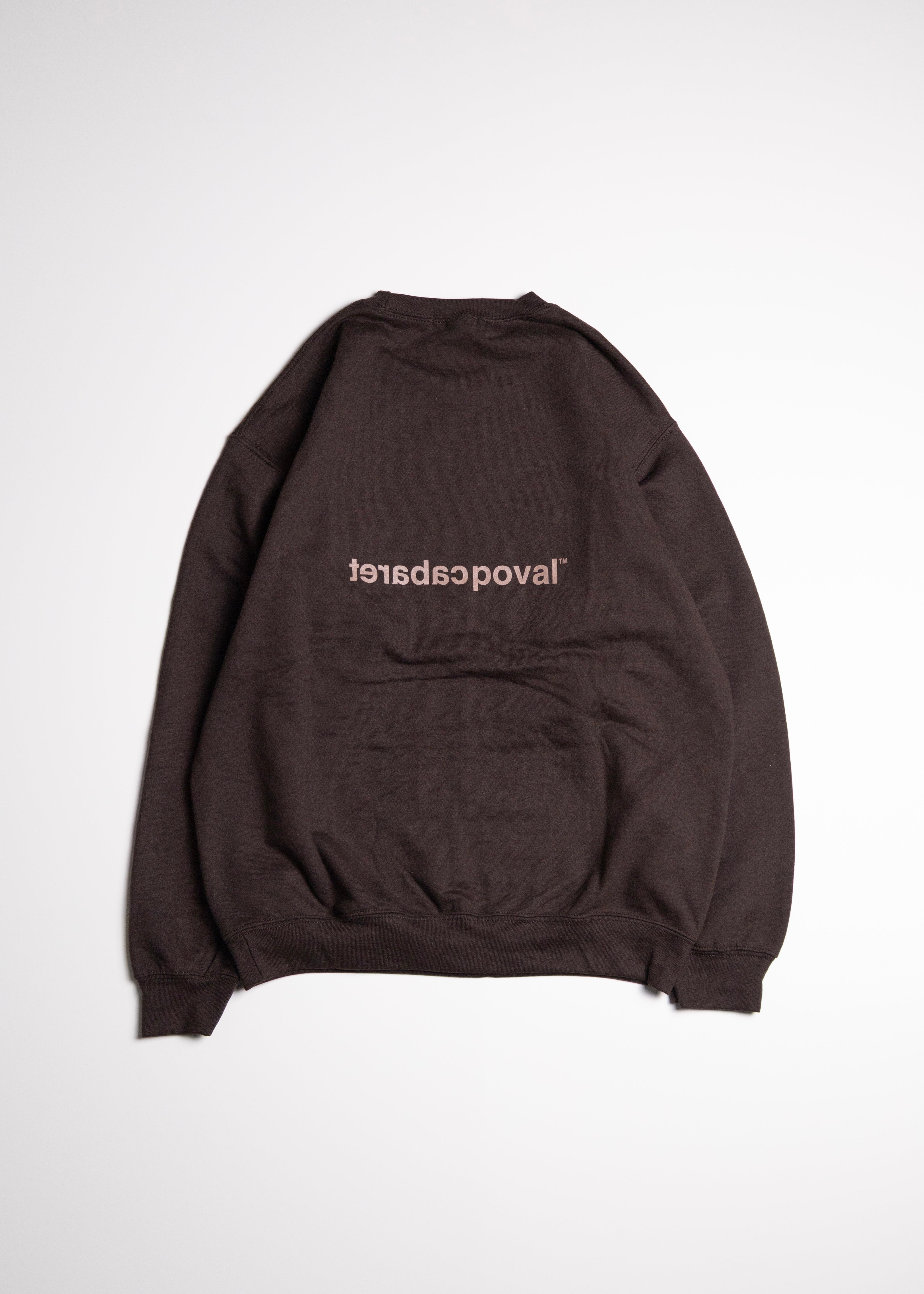 キャバレーポバール NEWWAVE CREWNECK BLACK L CABARET POVAL / キャバレーポバール Newwave Crewneck（スウェット