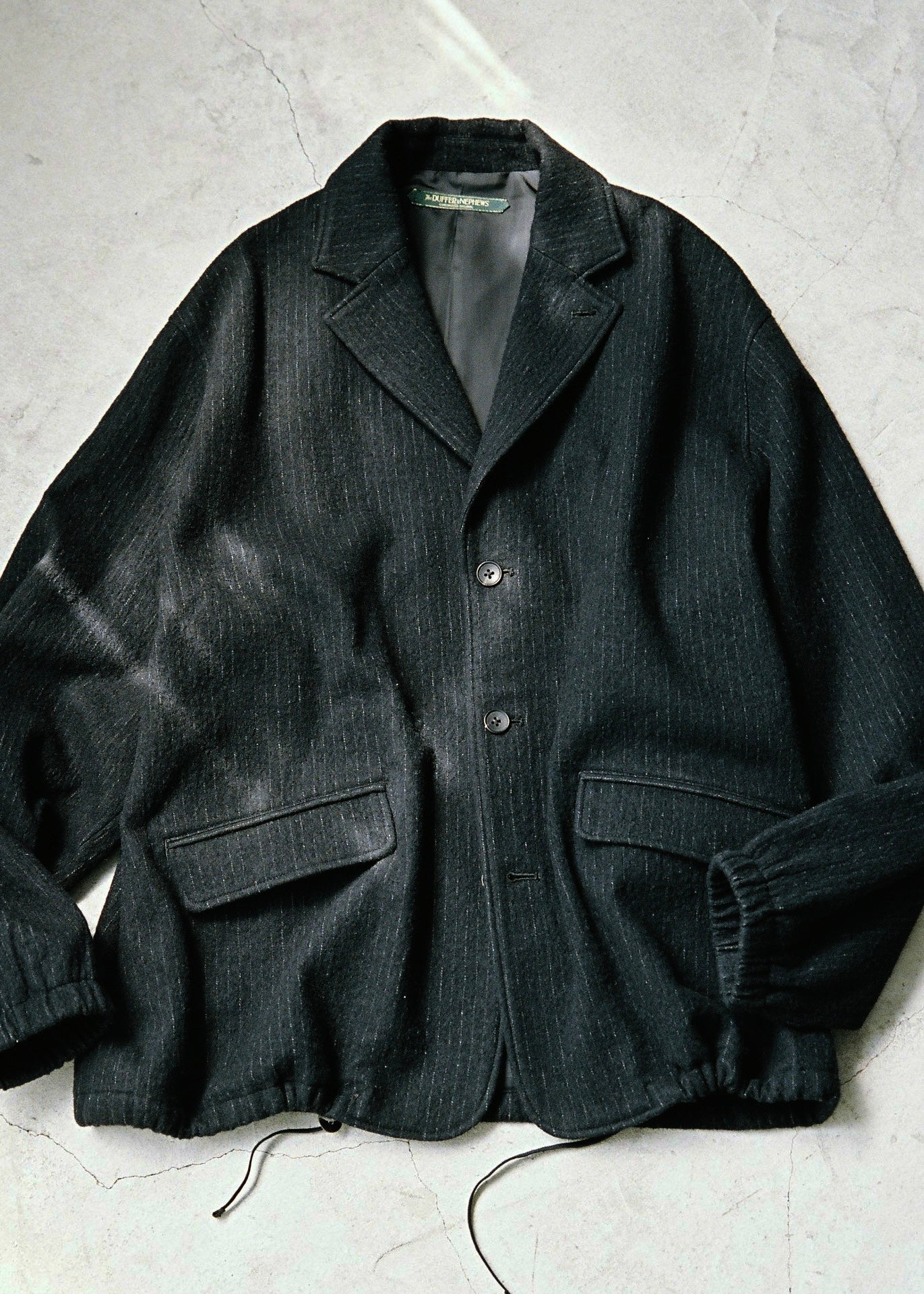 [The DUFFER N NEPHEWS] MILLED WOOL BLAZER
