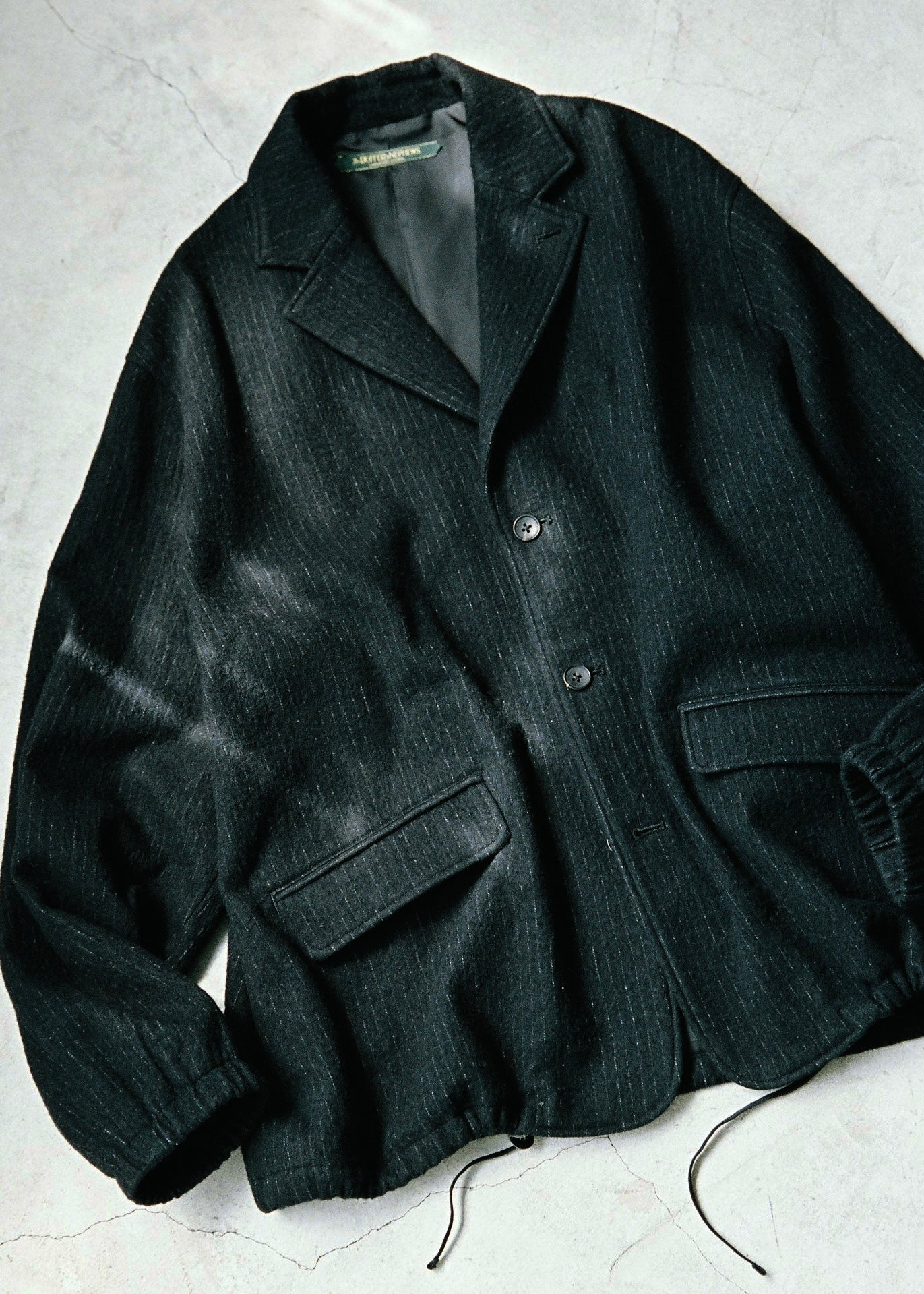 [The DUFFER N NEPHEWS] MILLED WOOL BLAZER