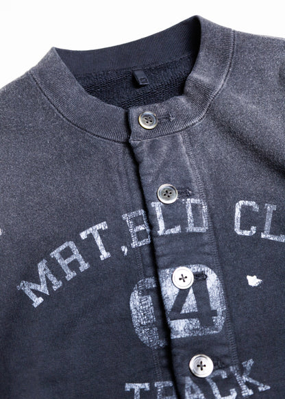 [KHOKI] Vintage-effect sweat cardigan