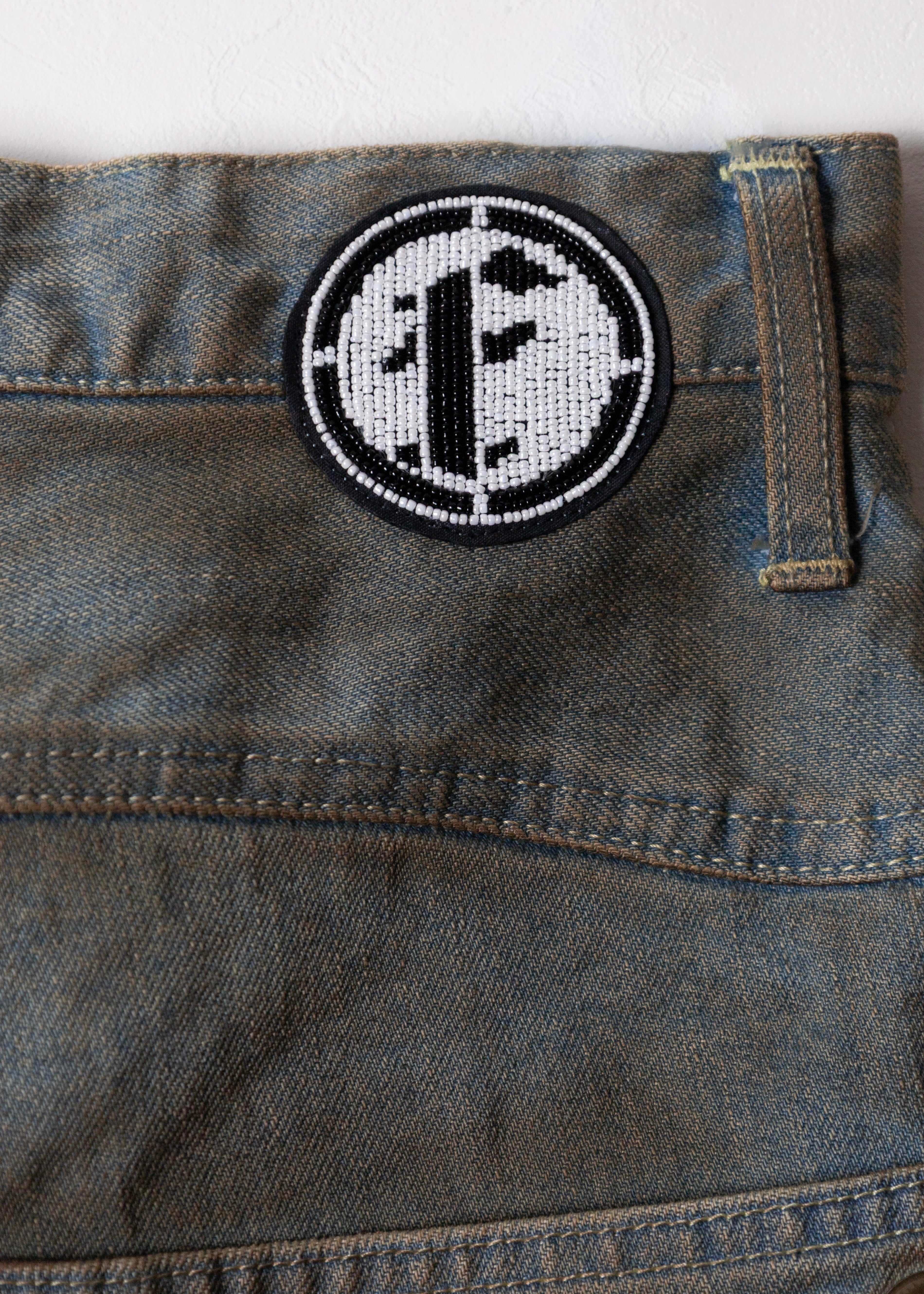 FAF（Fake As Flowers）NEWCOMMUNE DIRT BAGGY DENIM – process