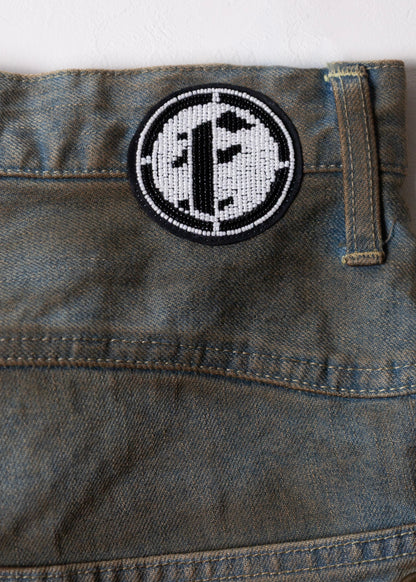 [FAF] NEWCOMMUNE DIRT BAGGY DENIM