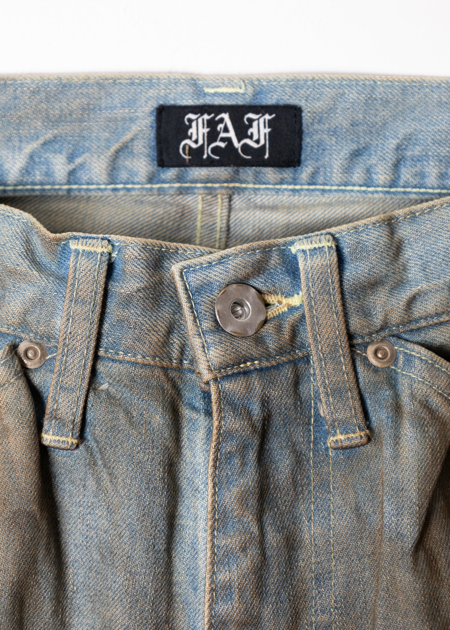 [FAF] NEWCOMMUNE DIRT BAGGY DENIM