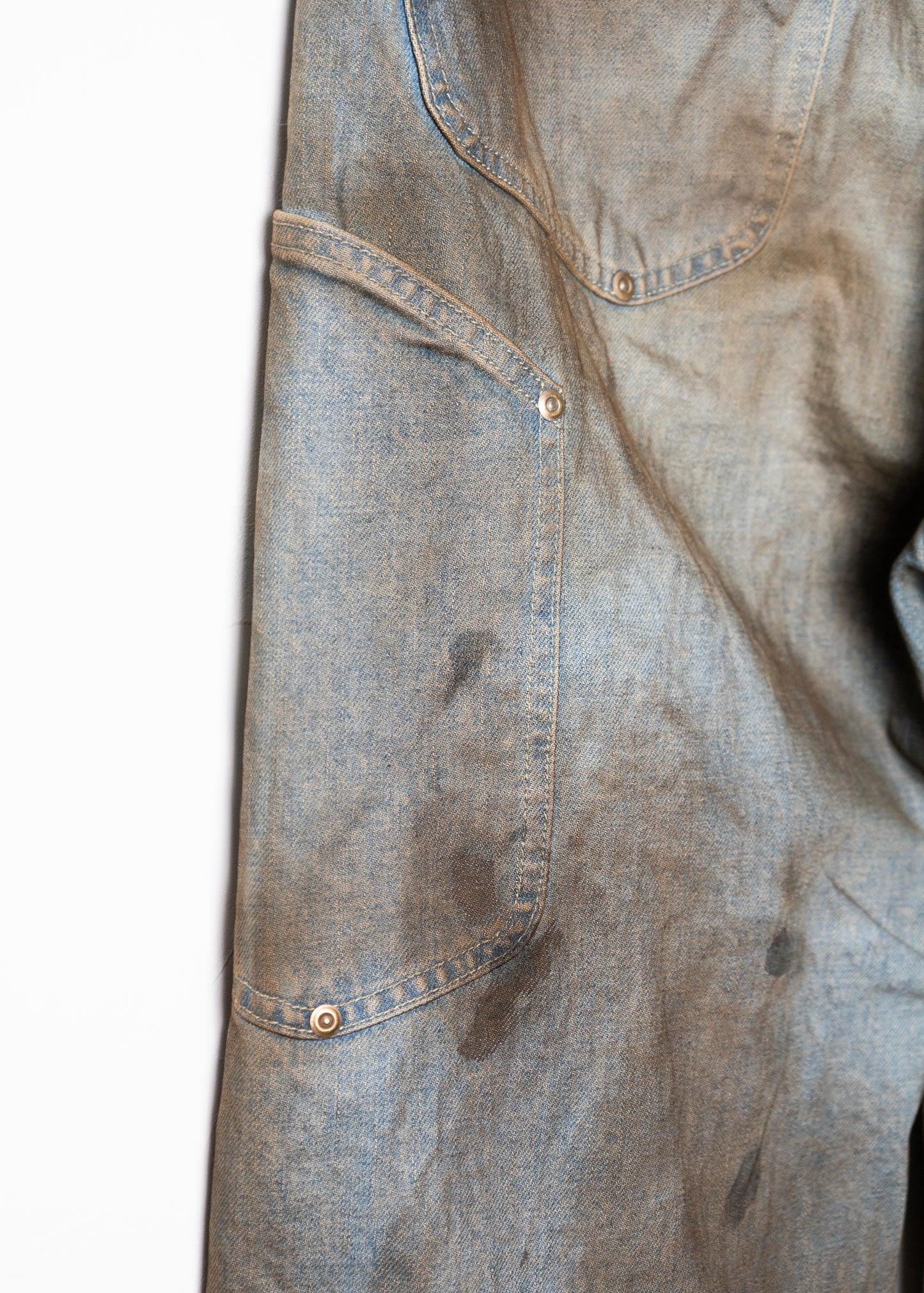 [FAF] NEWCOMMUNE DIRT BAGGY DENIM