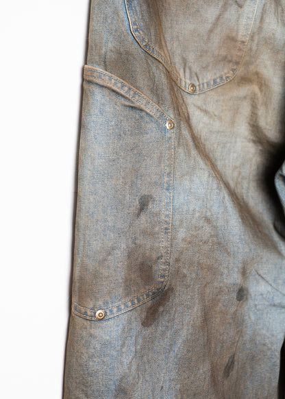 [FAF] NEWCOMMUNE DIRT BAGGY DENIM