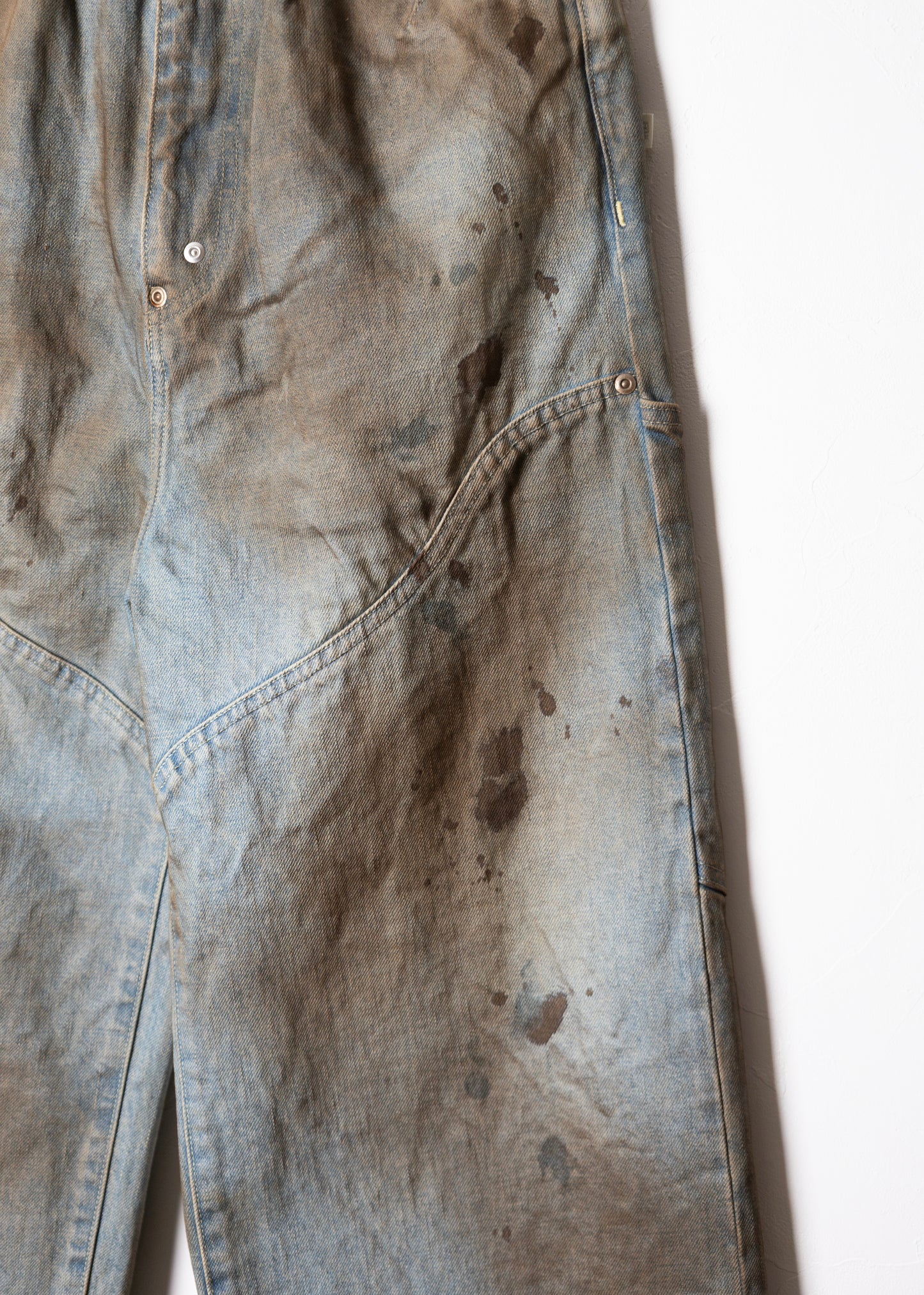 [FAF] NEWCOMMUNE DIRT BAGGY DENIM
