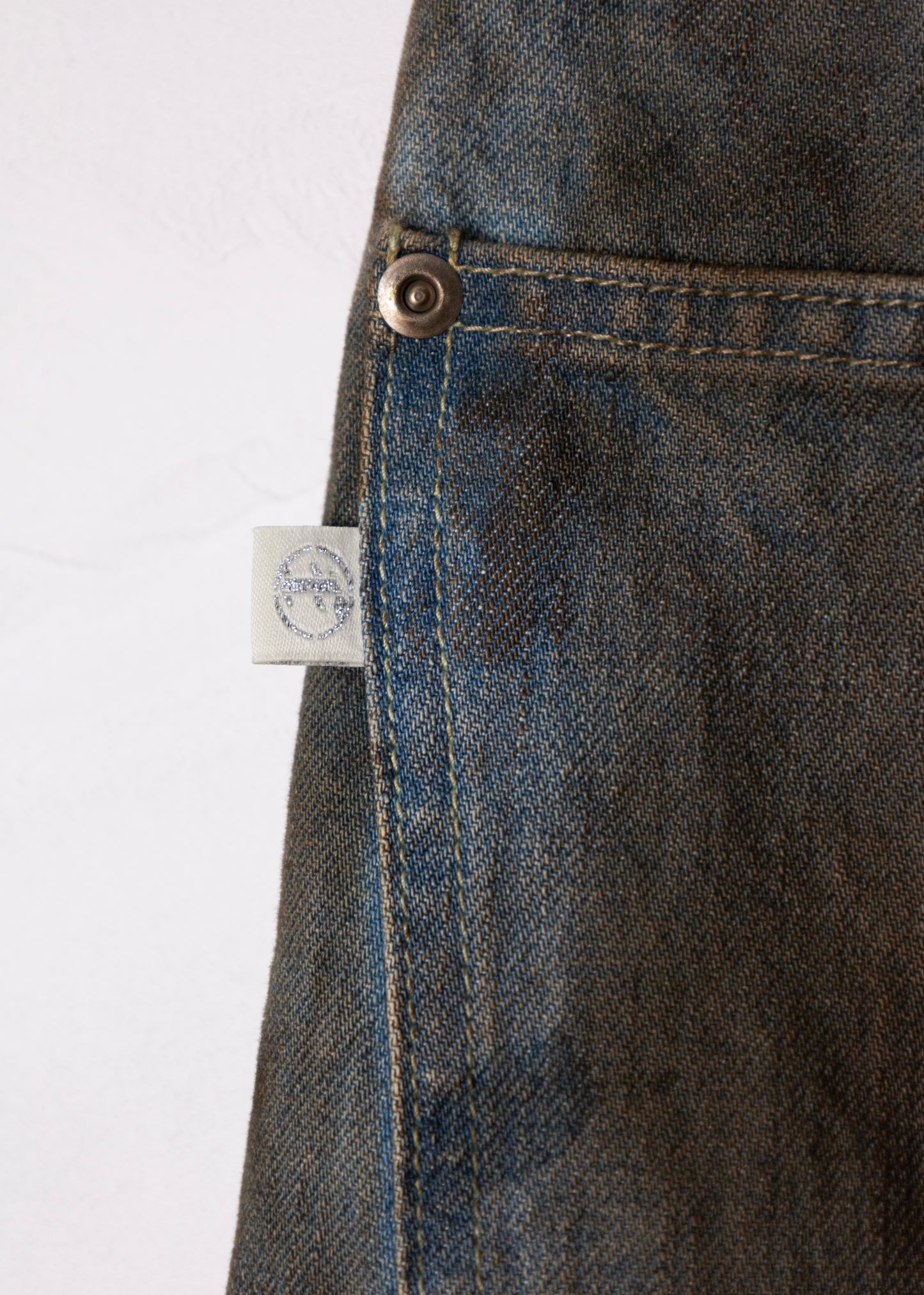 [FAF] NEWCOMMUNE DIRT BAGGY DENIM