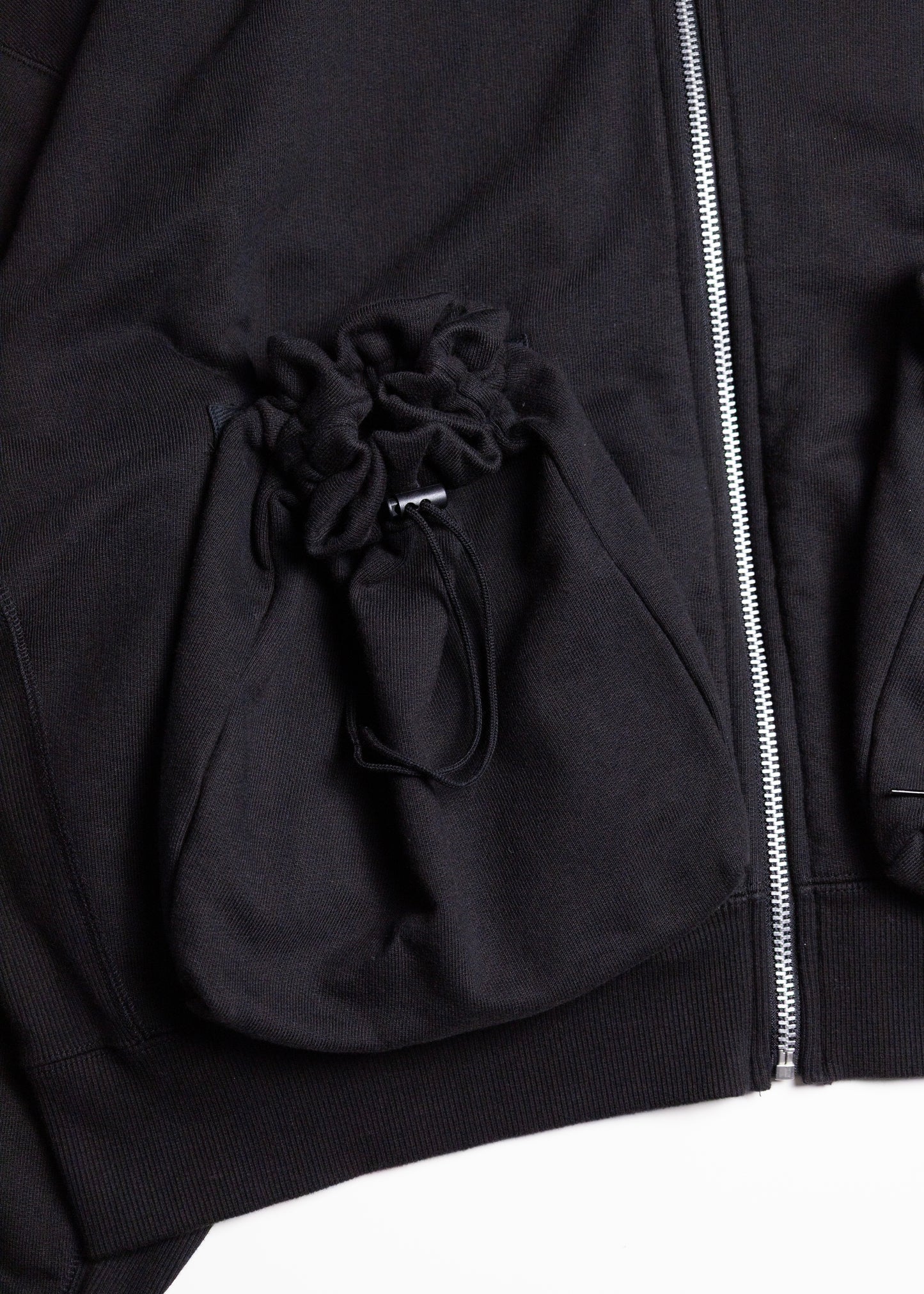 [refomed] "KINCHAKU" ZIPUP HOODIE