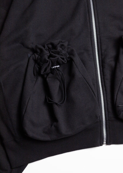 [refomed] "KINCHAKU" ZIPUP HOODIE