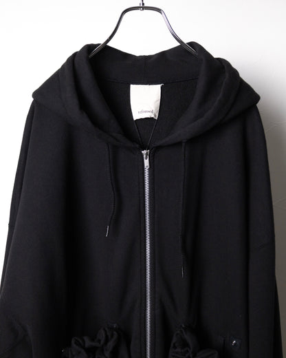 [refomed] "KINCHAKU" ZIPUP HOODIE