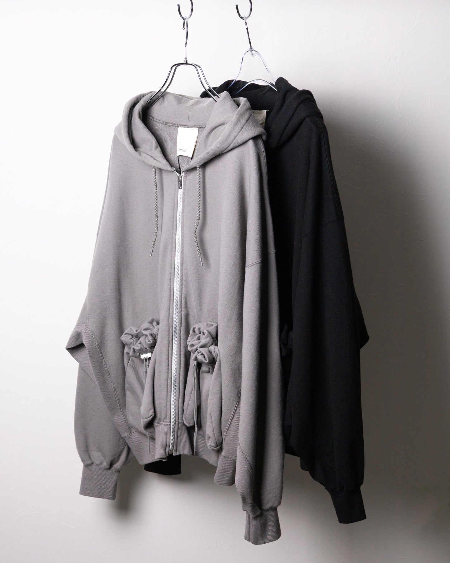 [refomed] "KINCHAKU" ZIPUP HOODIE
