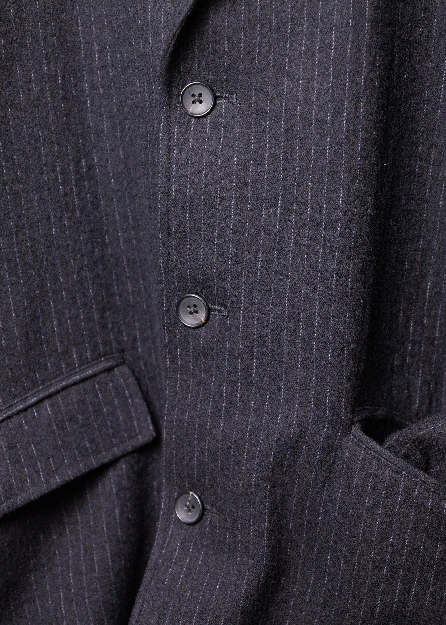 [The DUFFER N NEPHEWS] MILLED WOOL BLAZER