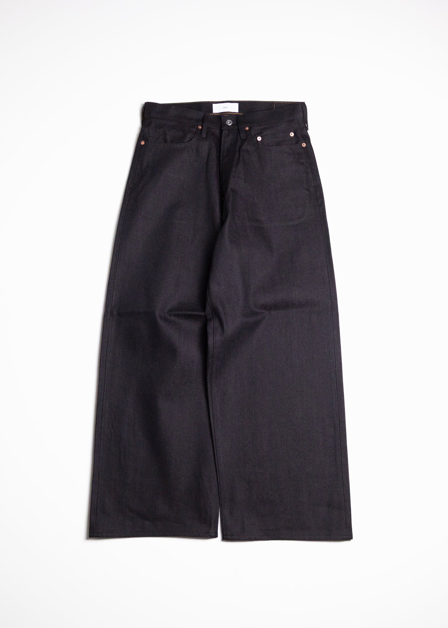 [SUGARHILL] TWISTED HEATHER DENIM PANTS WIDE CUT