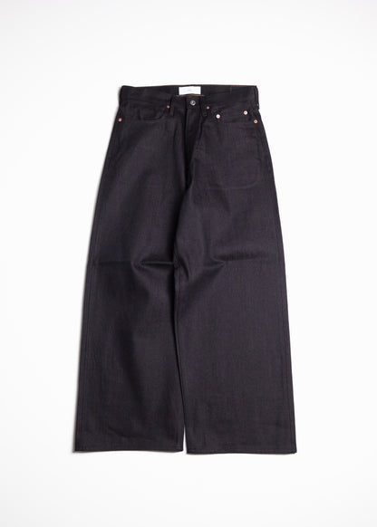 [SUGARHILL] TWISTED HEATHER DENIM PANTS WIDE CUT