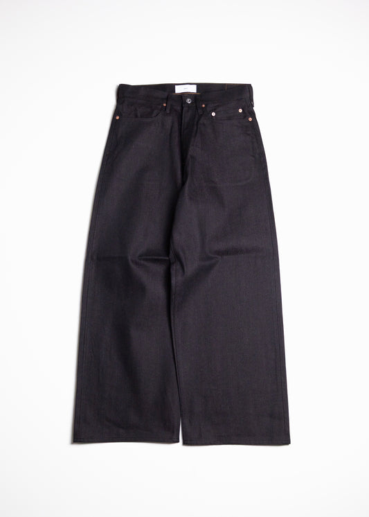 [SUGARHILL] TWISTED HEATHER DENIM PANTS WIDE CUT