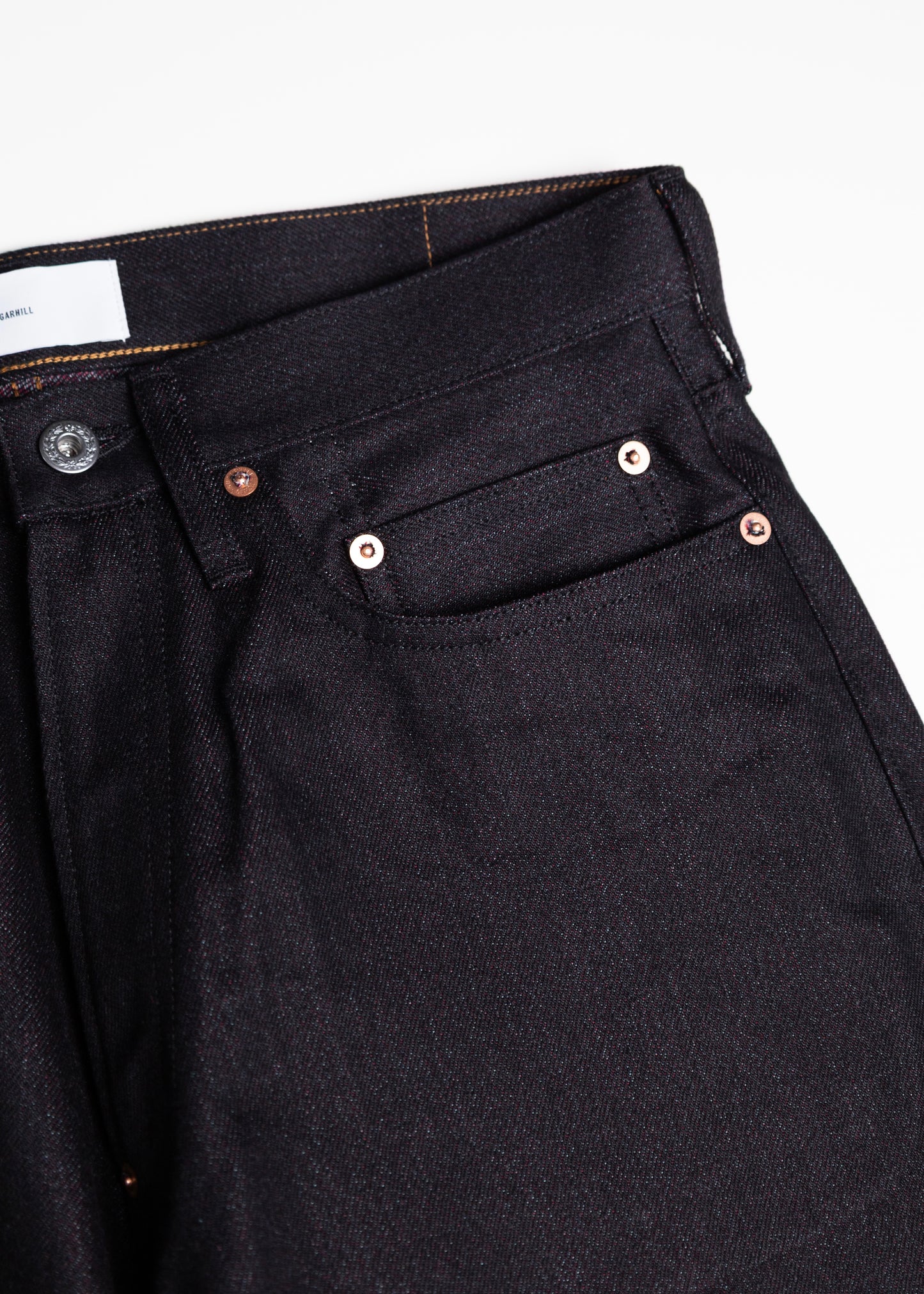 [SUGARHILL] TWISTED HEATHER DENIM PANTS WIDE CUT