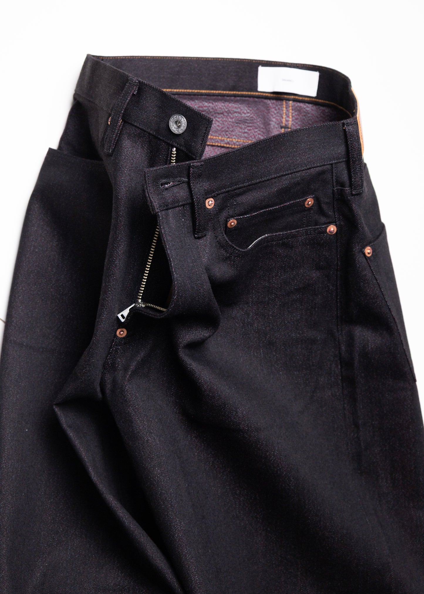 [SUGARHILL] TWISTED HEATHER DENIM PANTS WIDE CUT