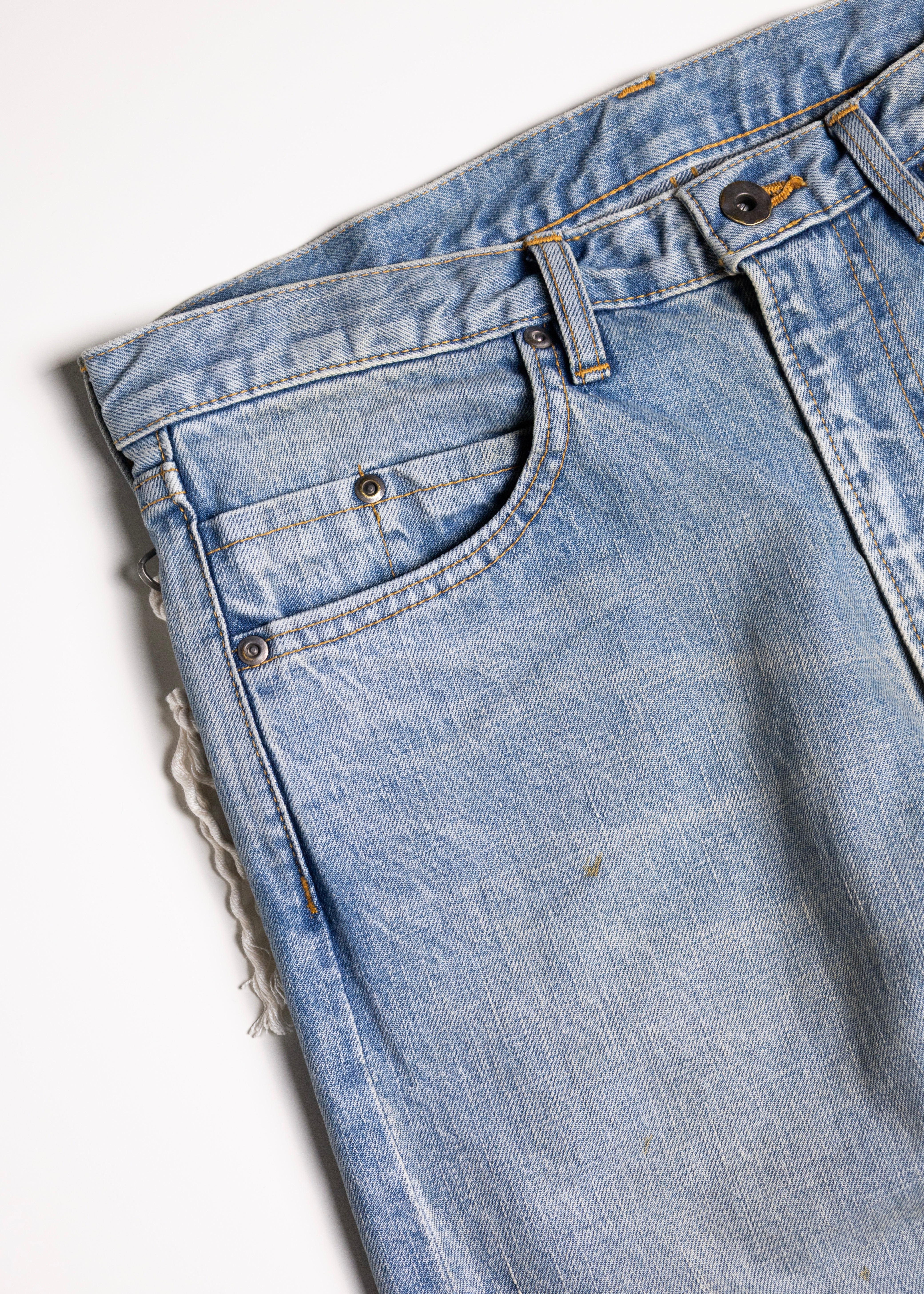 FAF（Fake As Flowers）NEWCOMMUNE DENIM – process