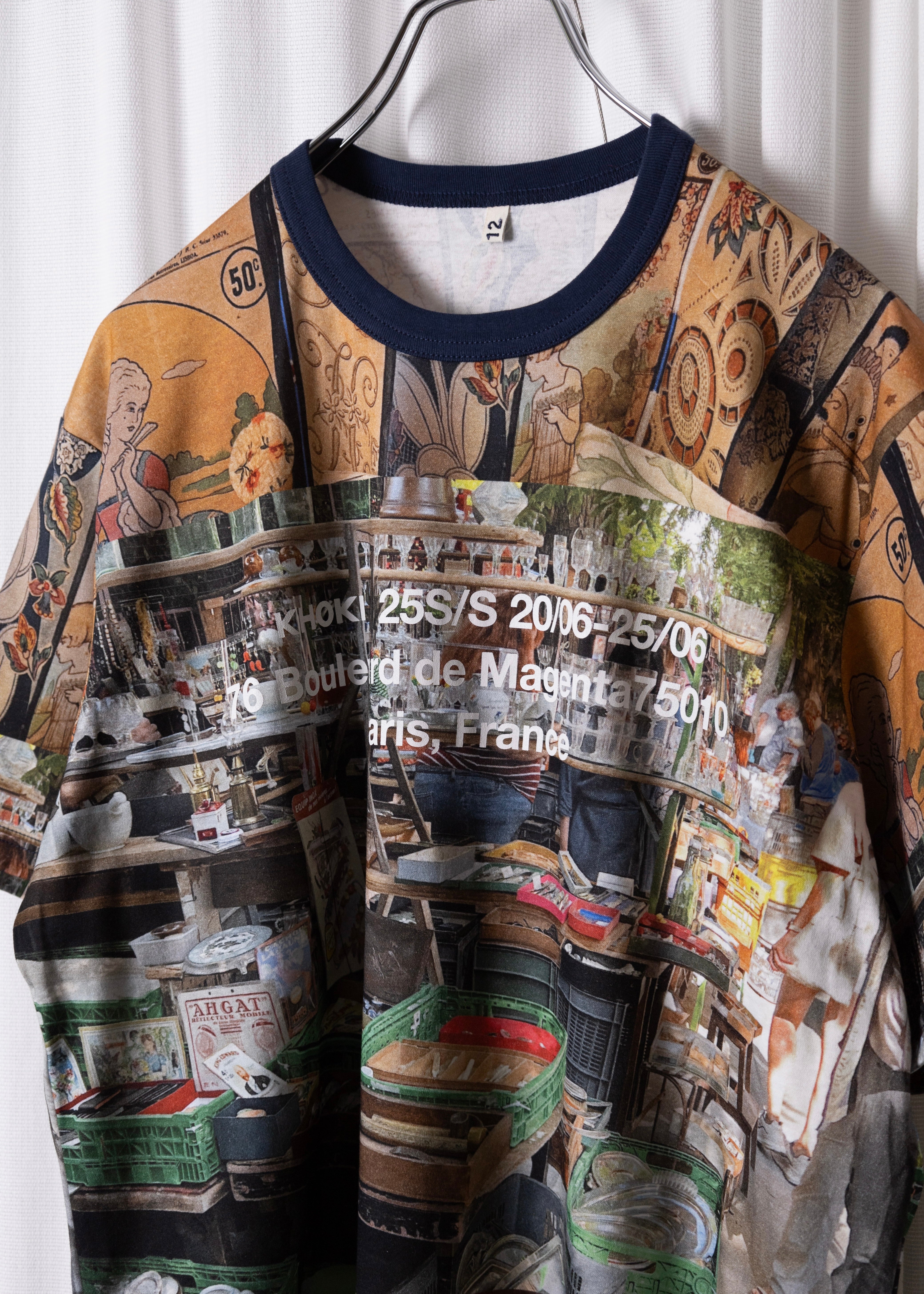 KHOKI （コッキ） Collage design T-shirt – process