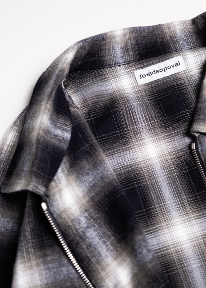 [CABARET POVAL] Ombre Check Drizzler Shirt
