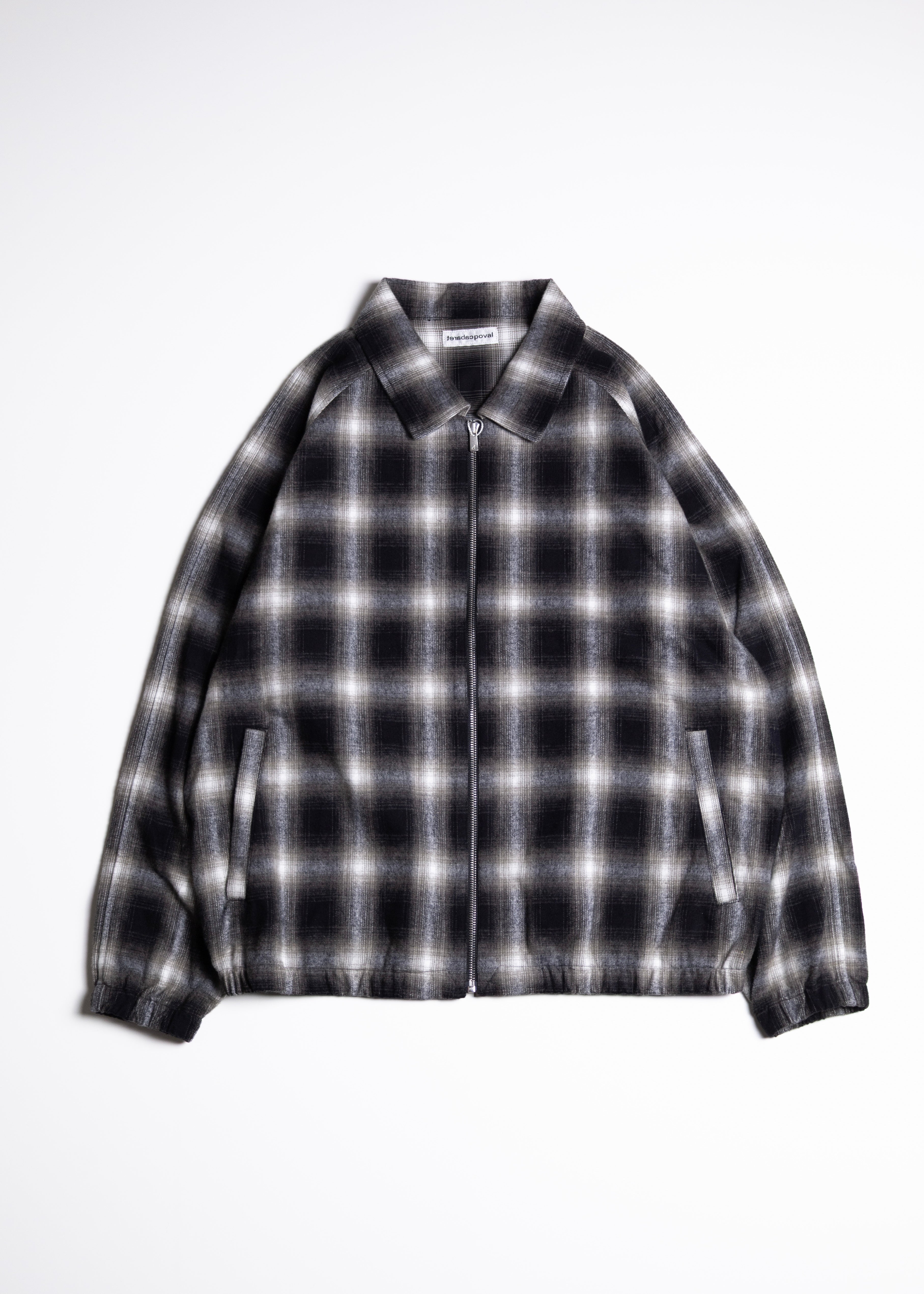 CABARET POVAL（キャバレーポバール）Ombre Check Drizzler Shirt