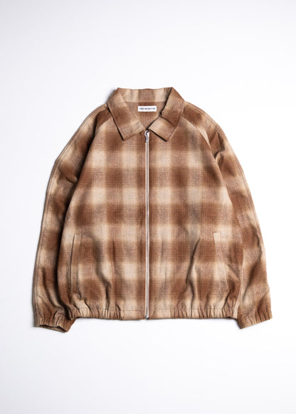 [CABARET POVAL] Wool Ombre Check Drizzler Shirt