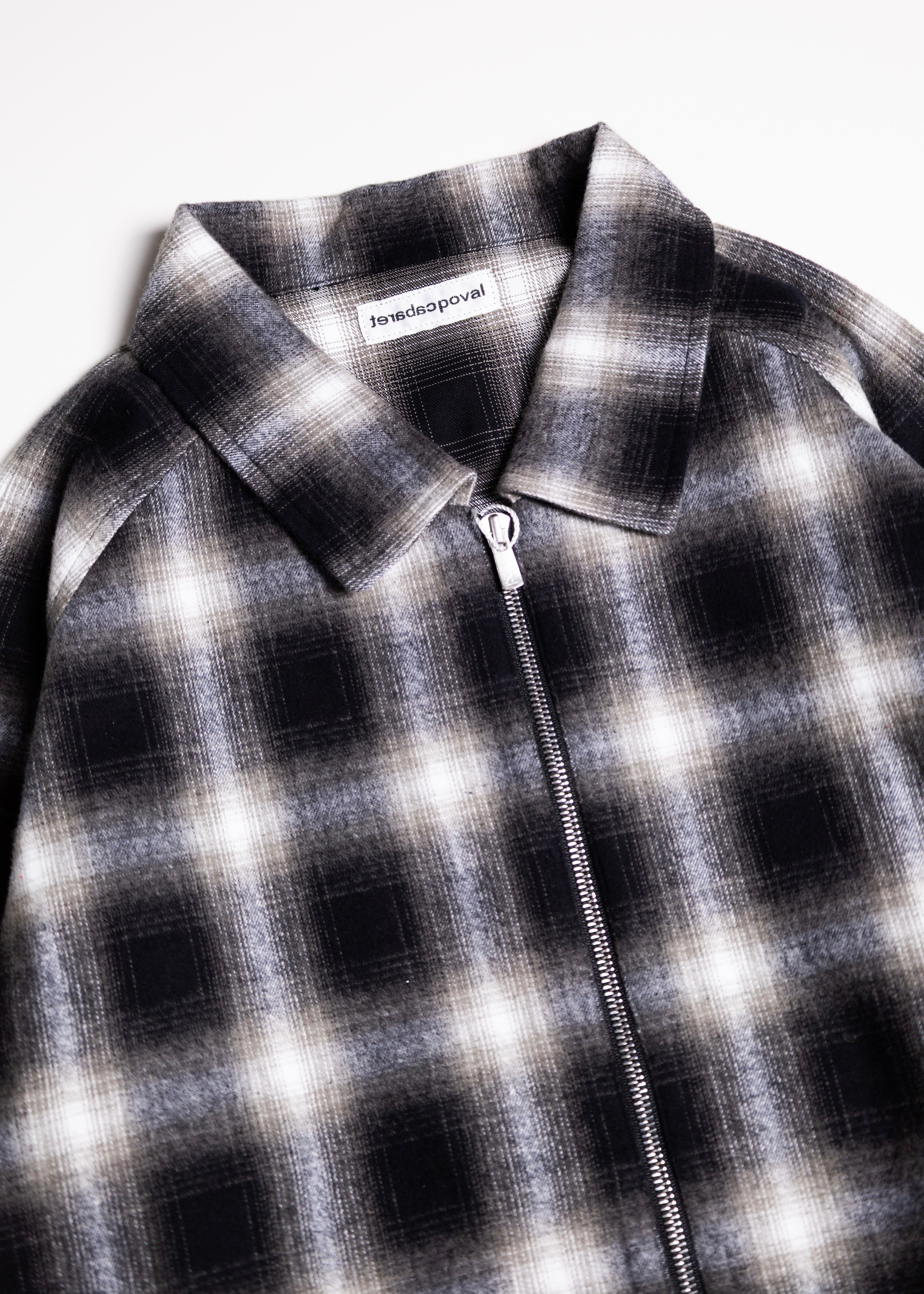 CABARET POVAL（キャバレーポバール）Ombre Check Drizzler Shirt