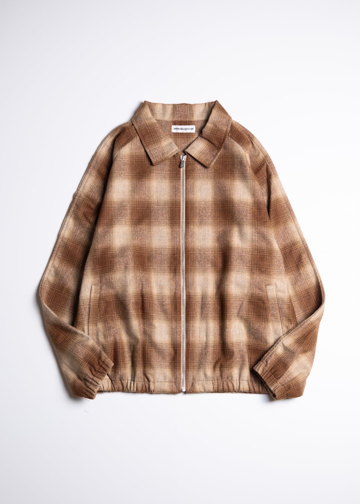 [CABARET POVAL] Wool Ombre Check Drizzler Shirt