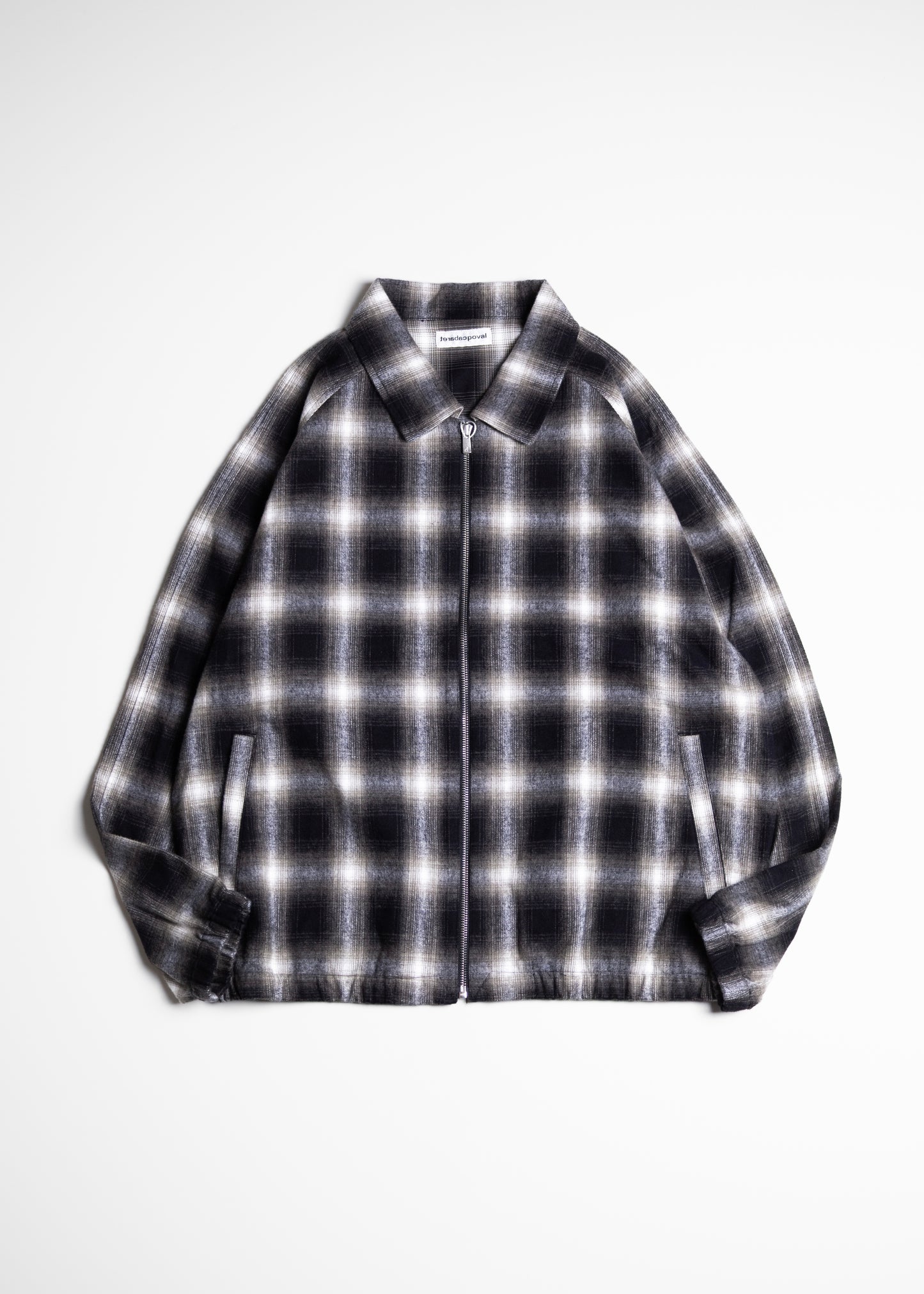 CABARET POVAL Ombre Check Drizzler Shirt シャツ チェック 正面