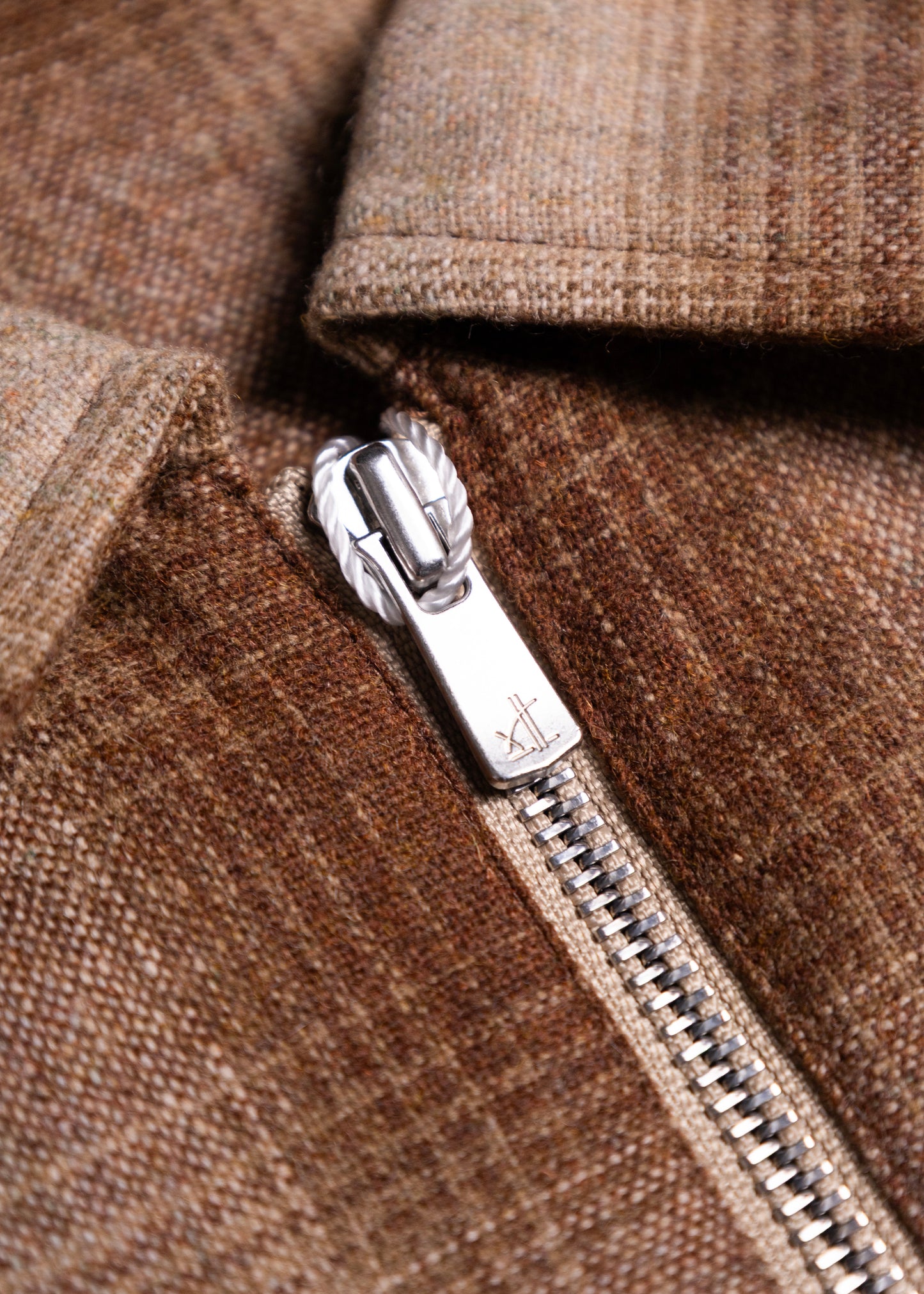 [CABARET POVAL] Wool Ombre Check Drizzler Shirt