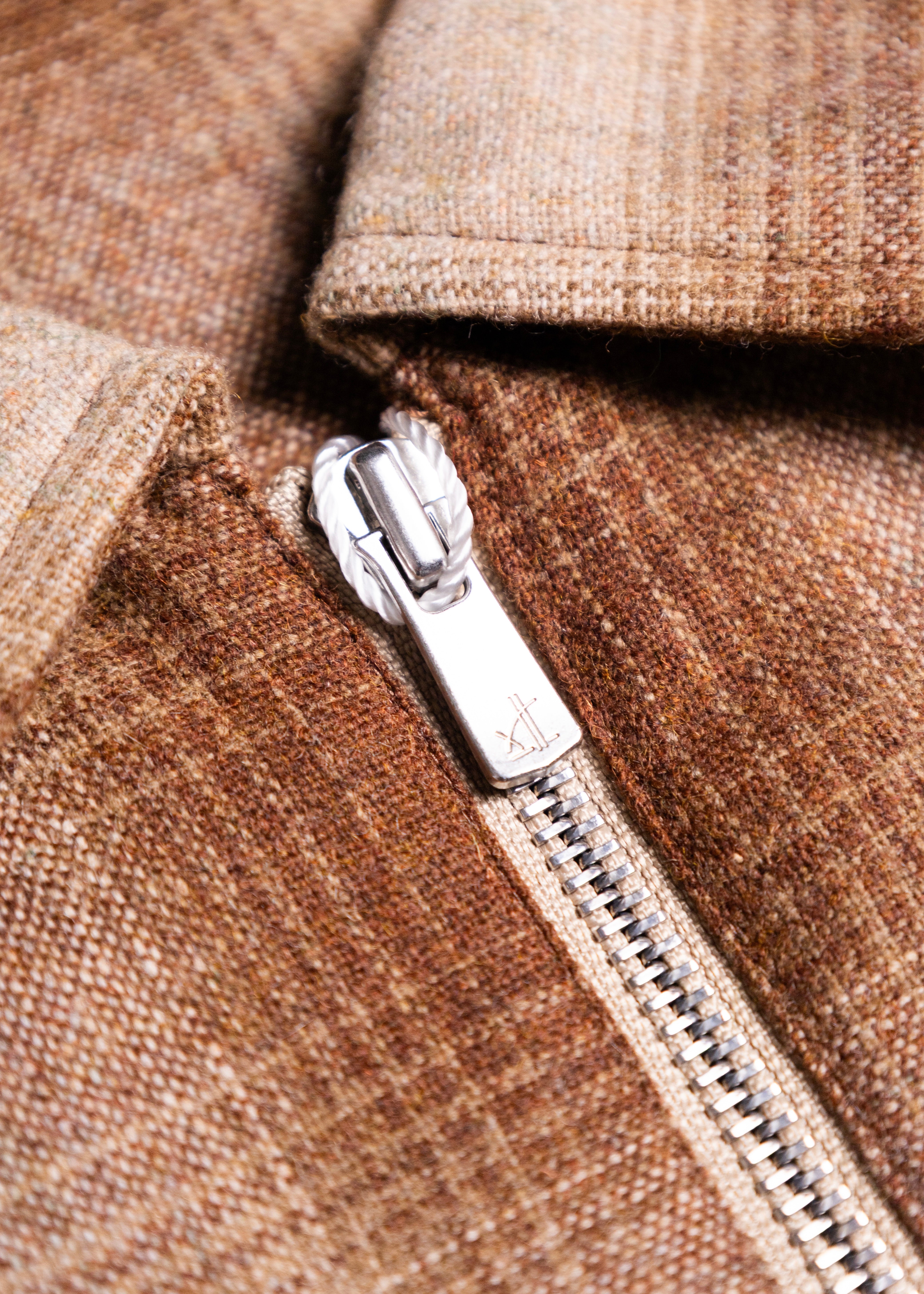 CABARET POVAL（キャバレーポバール）Wool Ombre Check Drizzler Shirt