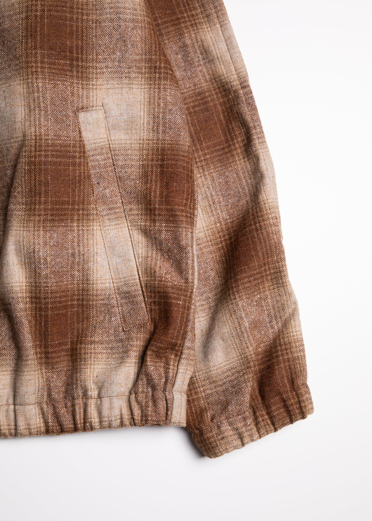 [CABARET POVAL] Wool Ombre Check Drizzler Shirt