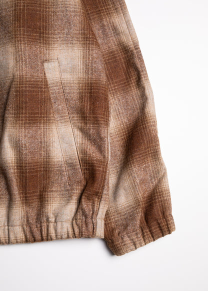 [CABARET POVAL] Wool Ombre Check Drizzler Shirt