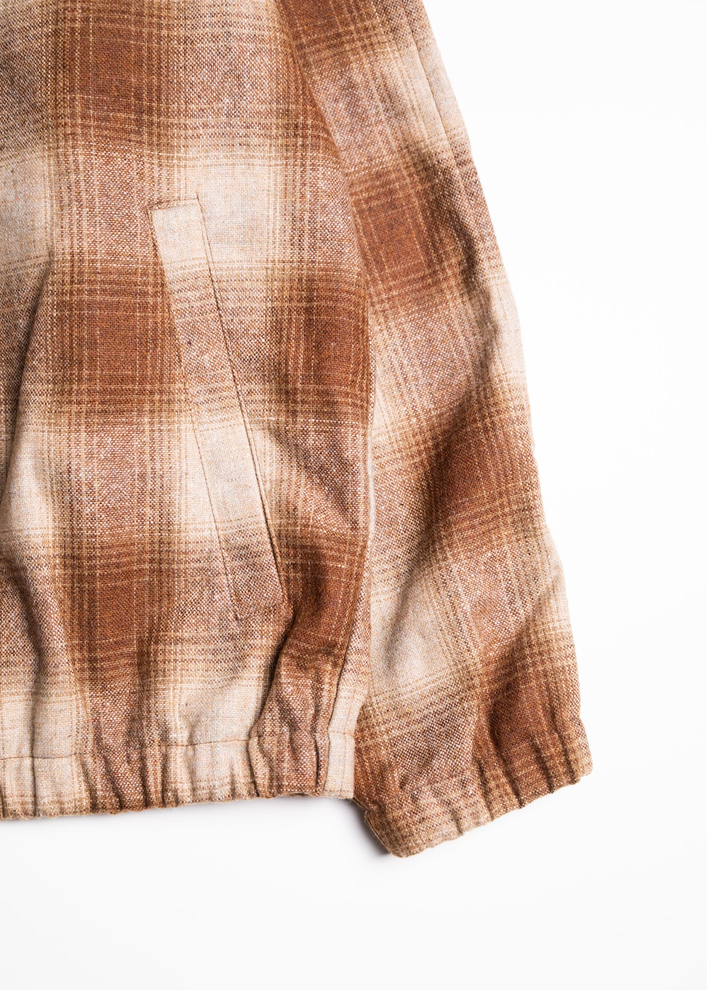 [CABARET POVAL] Wool Ombre Check Drizzler Shirt