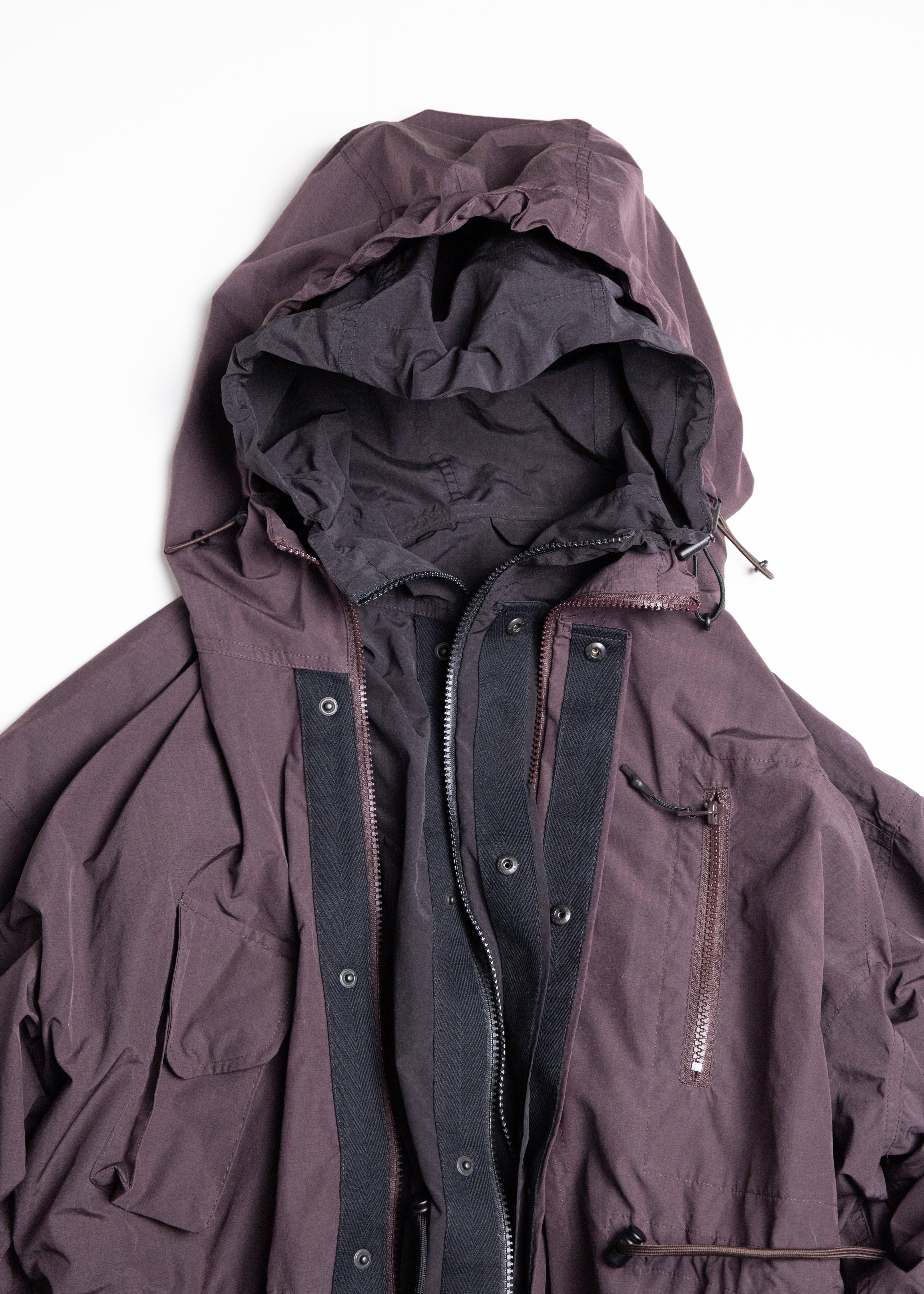 CABARET POVAL（キャバレーポバール）Nylon Combat Jacket – process