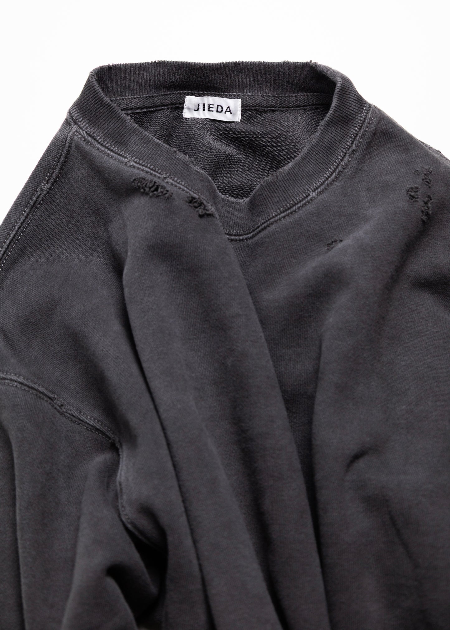 [JIEDA] DAMAGE PIGMENT SWEAT CREW
