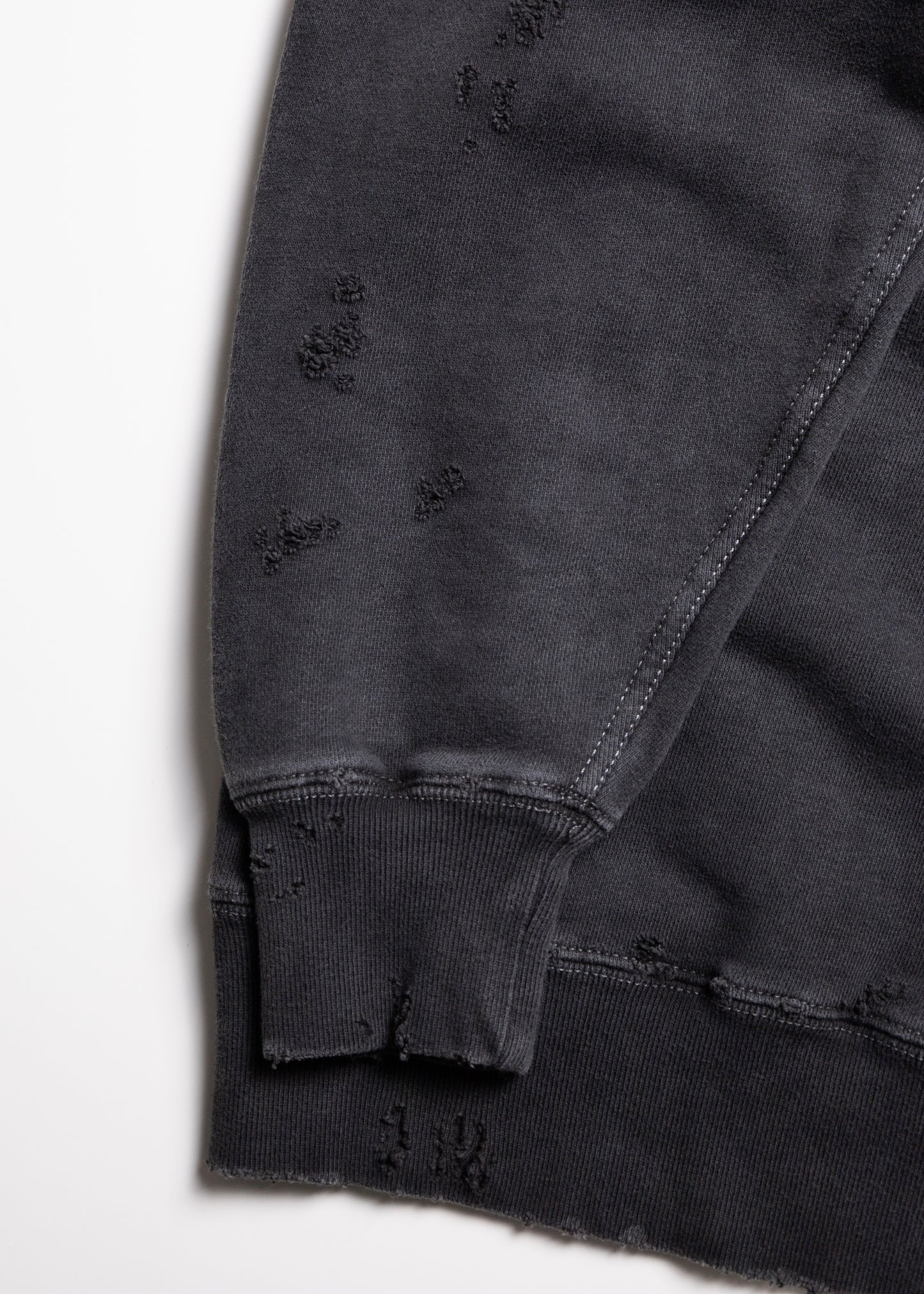 [JIEDA] DAMAGE PIGMENT SWEAT CREW