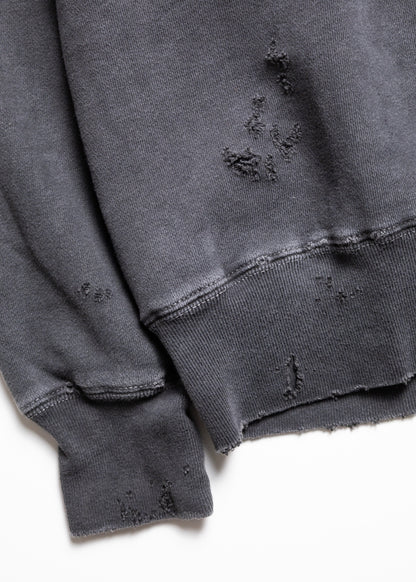 [JIEDA] DAMAGE PIGMENT SWEAT CREW