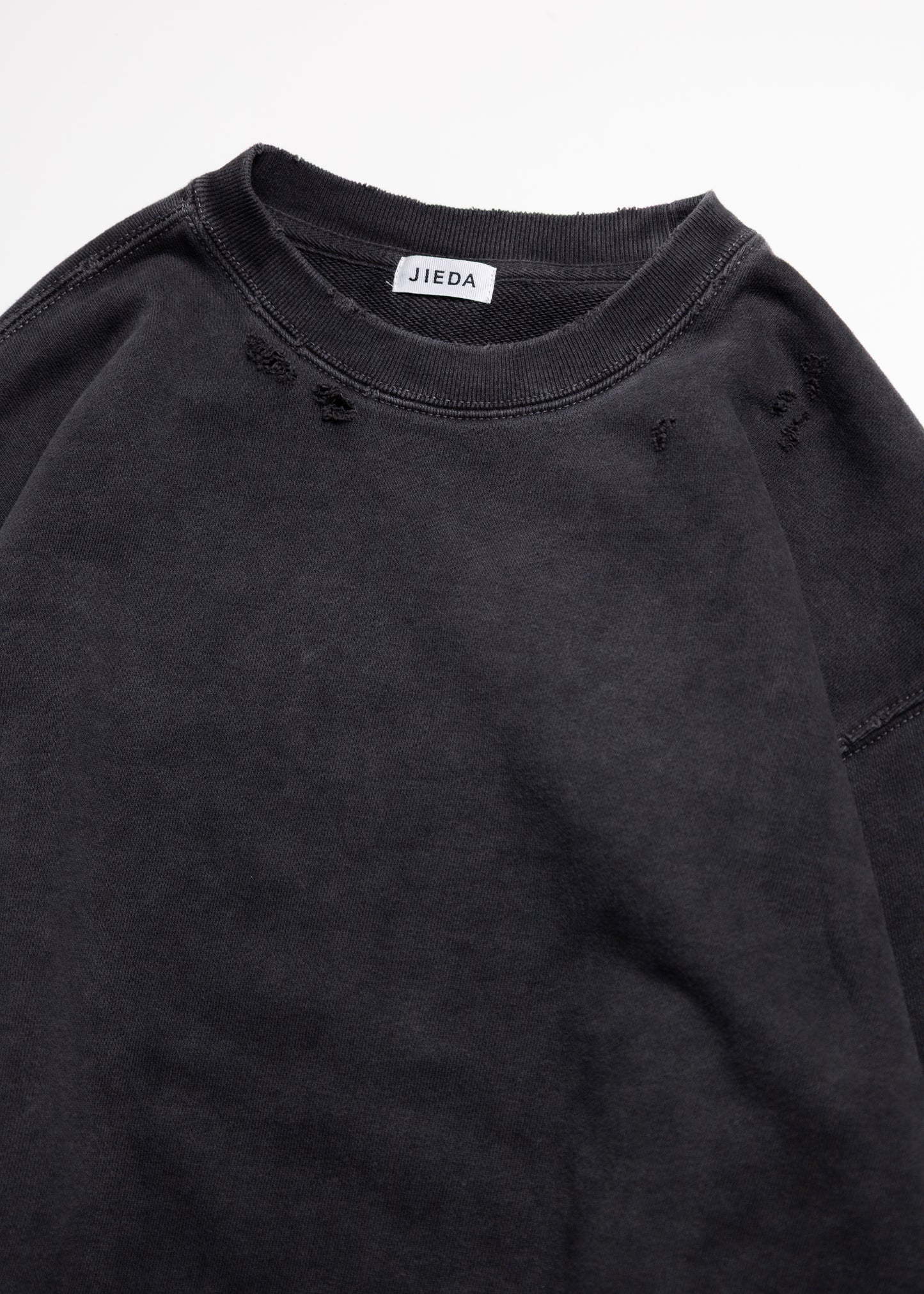 [JIEDA] DAMAGE PIGMENT SWEAT CREW