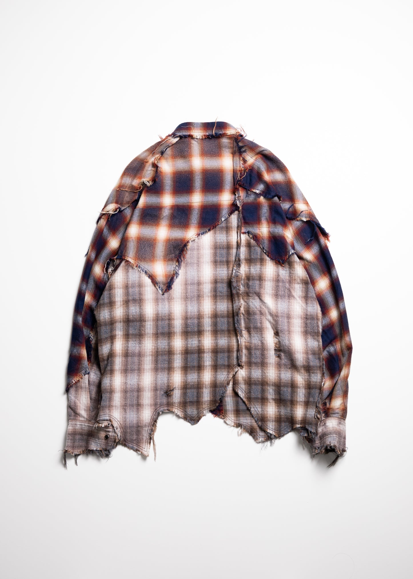 [KHOKI] Vintage-effect Checked Shirt