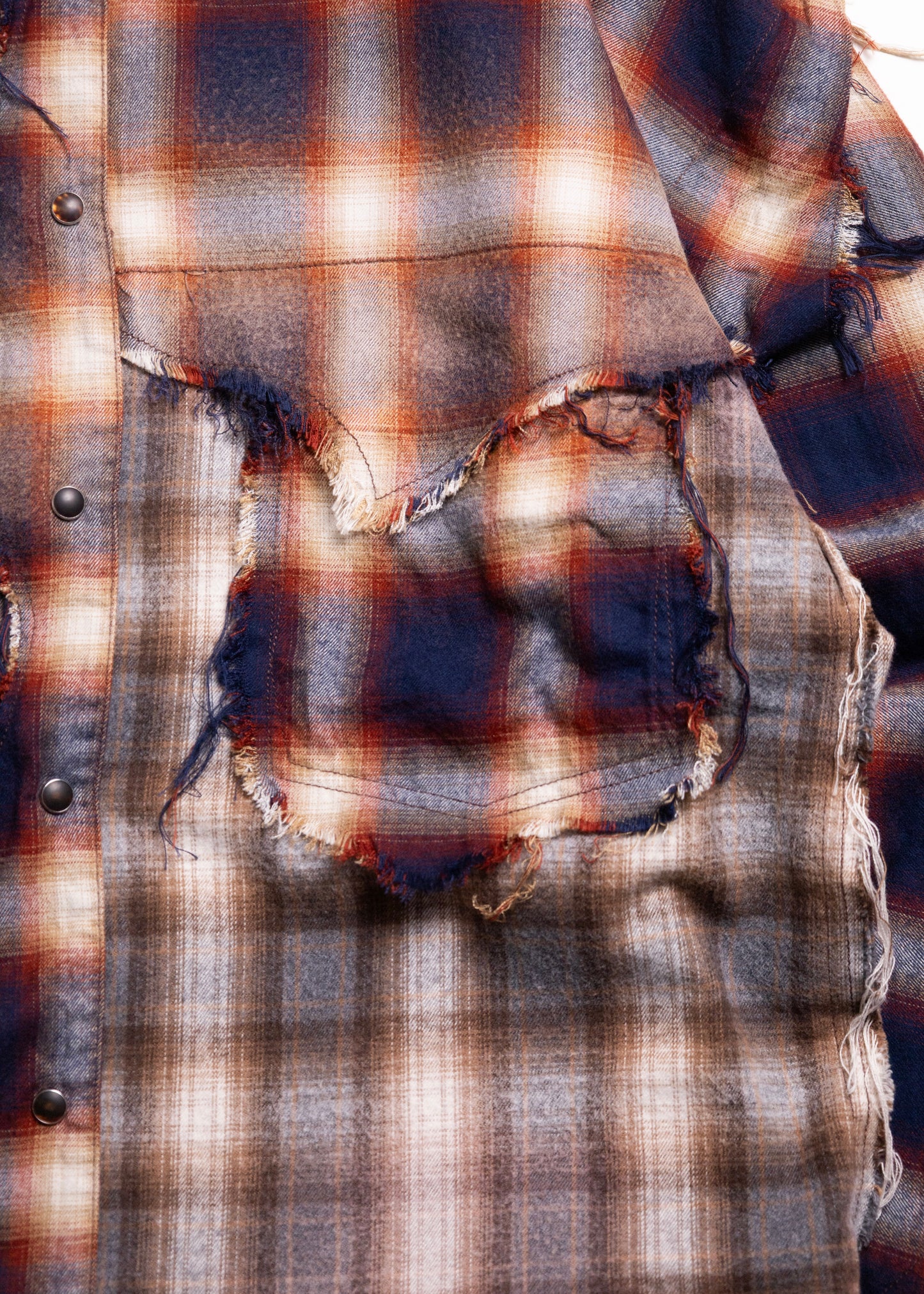 [KHOKI] Vintage-effect Checked Shirt