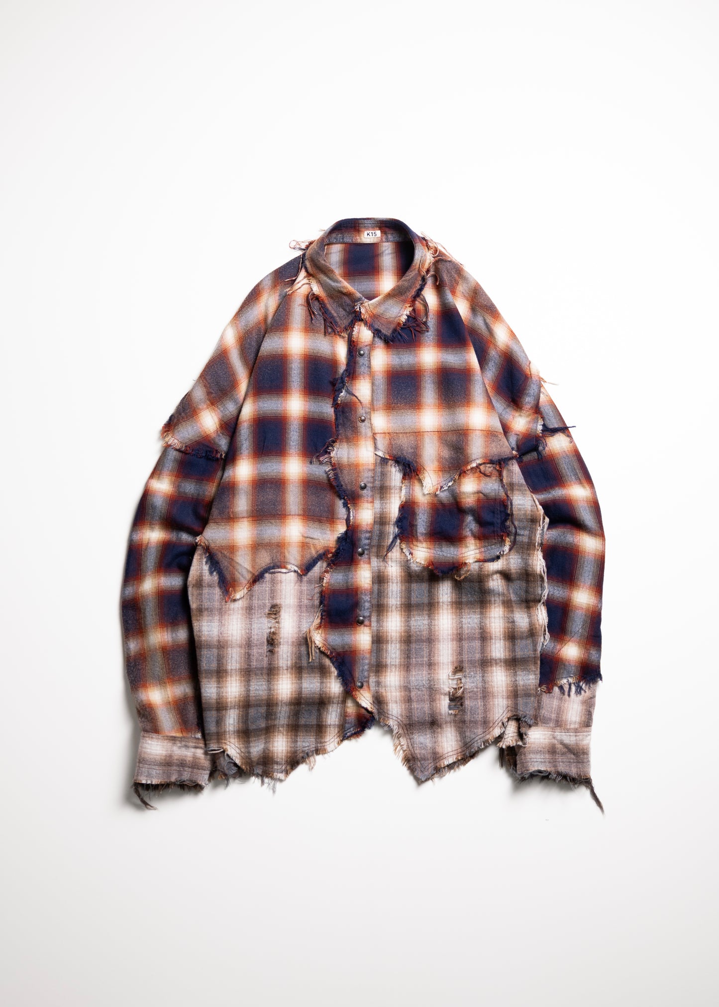[KHOKI] Vintage-effect Checked Shirt