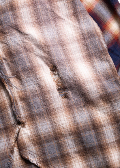 [KHOKI] Vintage-effect Checked Shirt