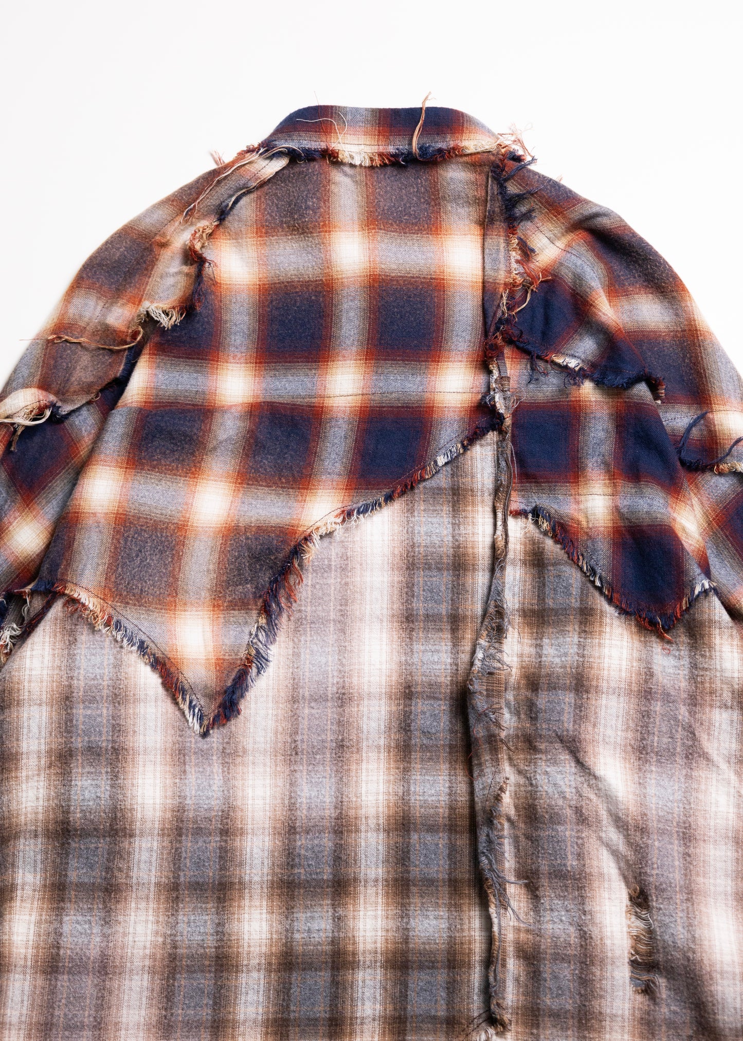 [KHOKI] Vintage-effect Checked Shirt