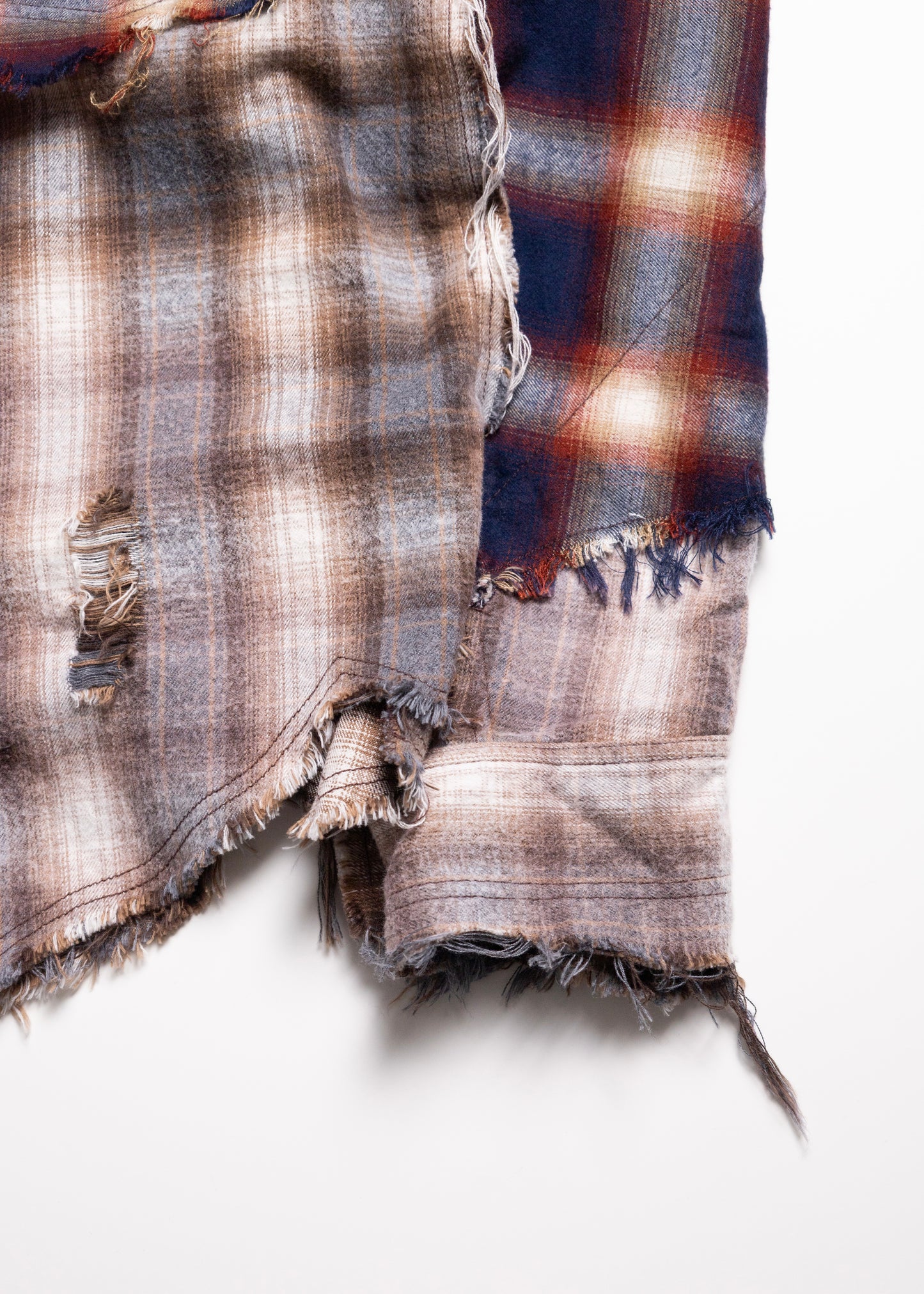 [KHOKI] Vintage-effect Checked Shirt