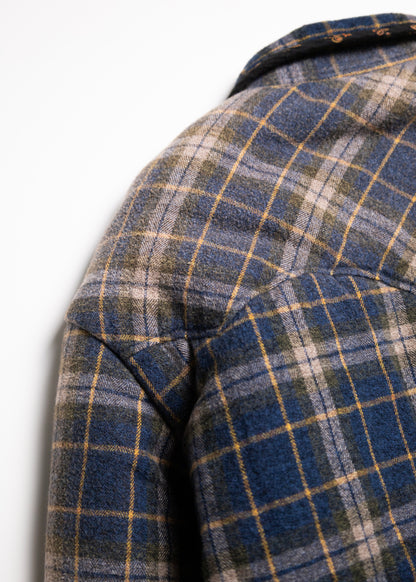 [KHOKI] Vintage-effect Checked Puffer