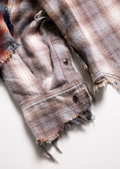 [KHOKI] Vintage-effect Checked Shirt