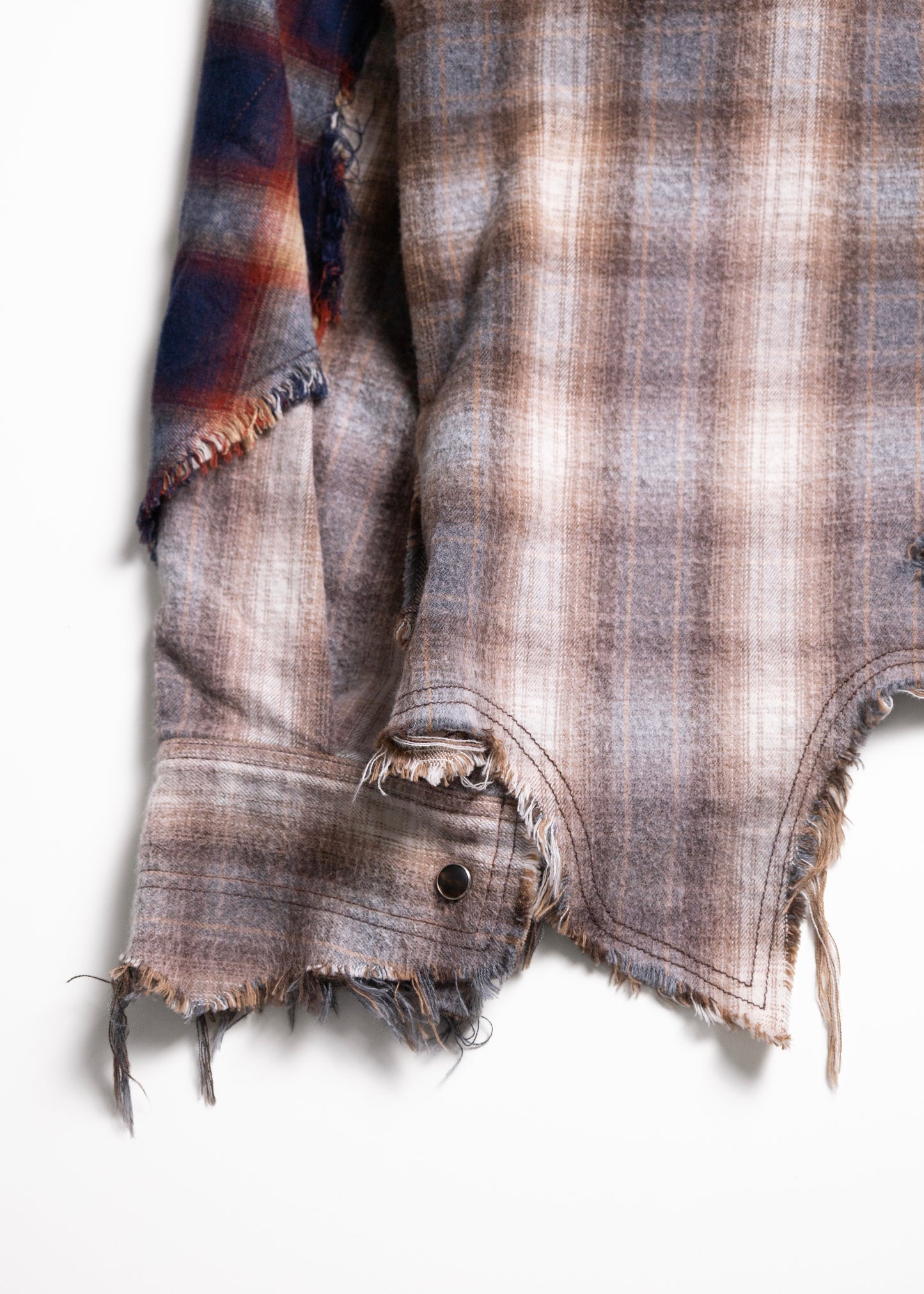 [KHOKI] Vintage-effect Checked Shirt